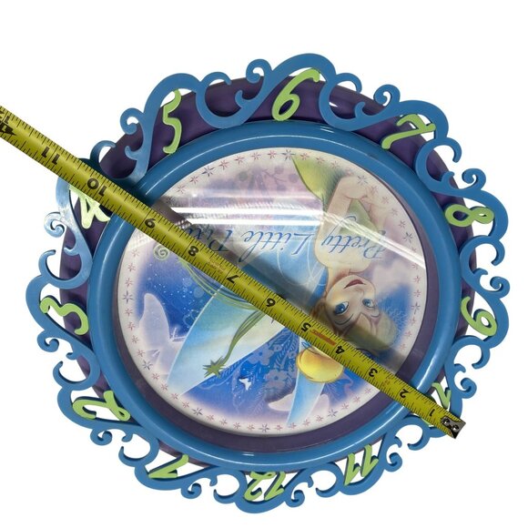 Disney Tinker Bell Wall Clock "Pretty Little Pixie" & "The Magic Touch" Fairy De - Picture 4 of 6